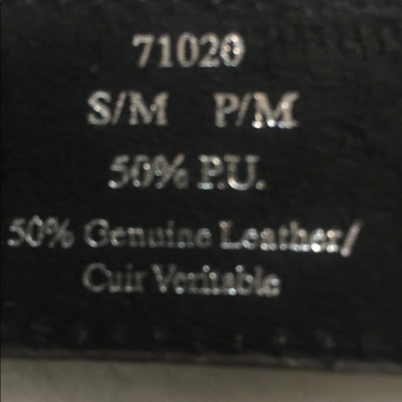 Cuir Veritable leather PU belt 40x1 1/2” brown - Picture 6 of 7